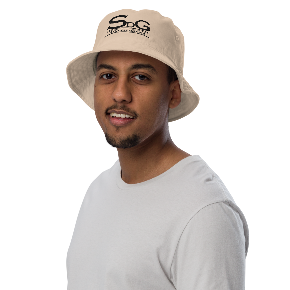 Fischerhut aus Bio-Baumwoll-Twill SDG BLack Edition
