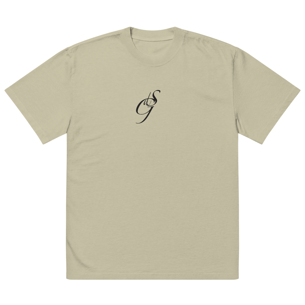 Oversized T-Shirt mit verwaschenem Look Zaptino Black Edition