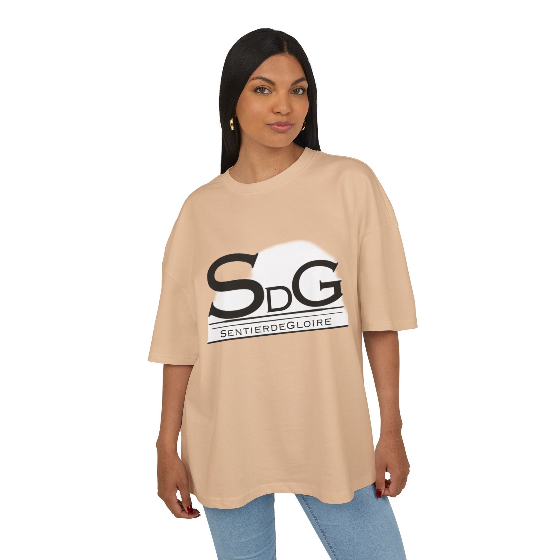Unisex Heavy Cotton Tee - Sentier de Gloire, Casual Wear, Street Style, Gifts for Him/Her, Layering Essential