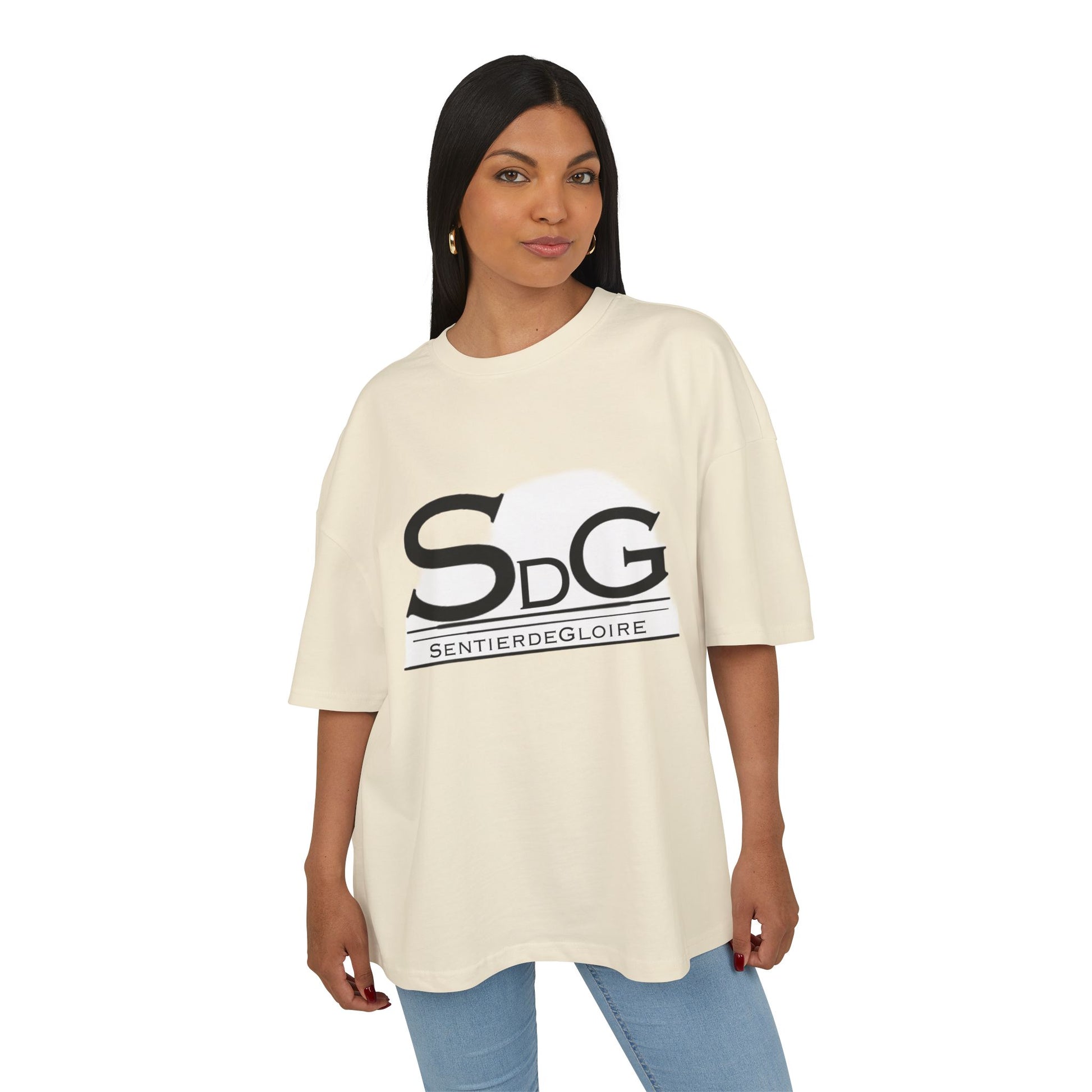 Unisex Heavy Cotton Tee - Sentier de Gloire, Casual Wear, Street Style, Gifts for Him/Her, Layering Essential