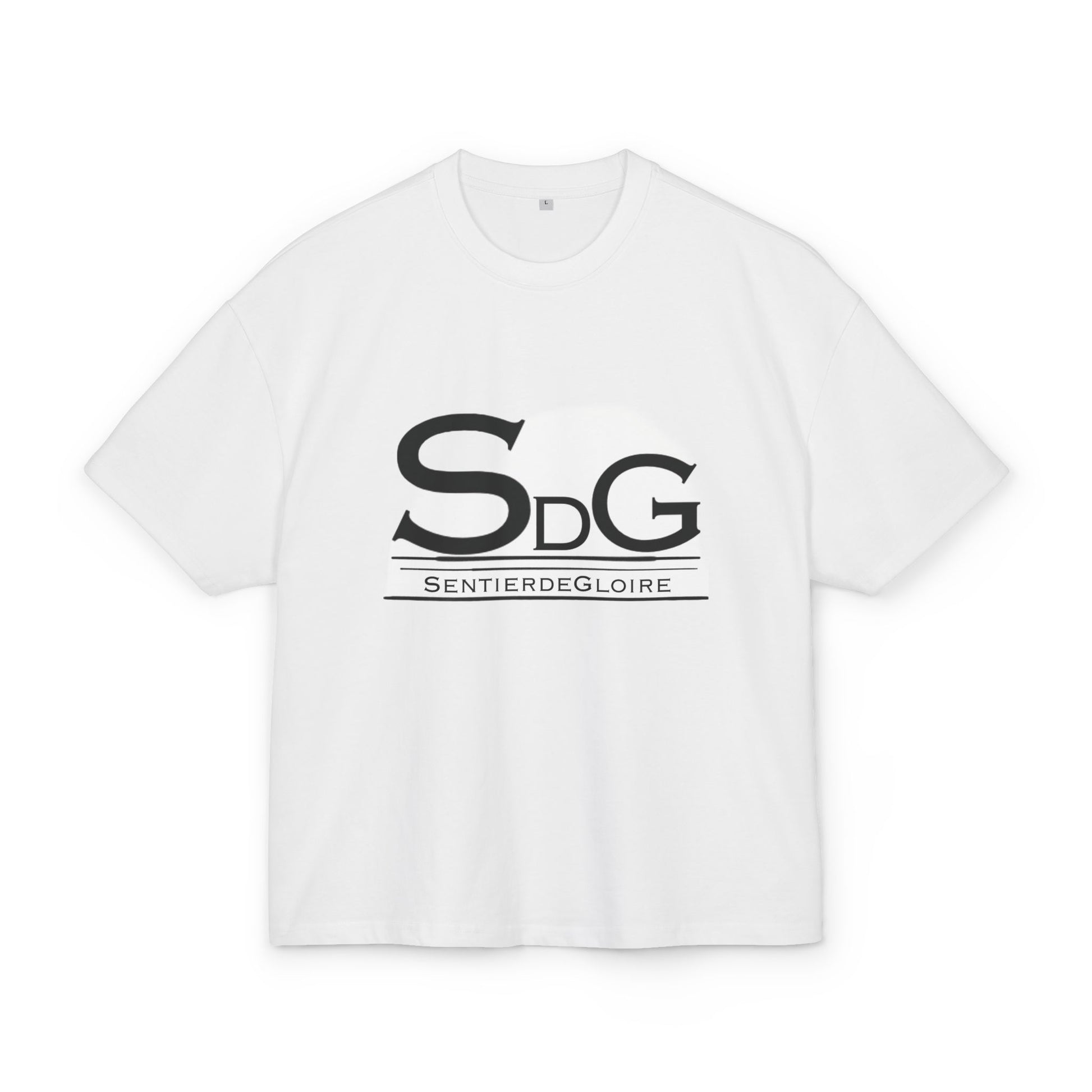 Unisex Heavy Cotton Tee - Sentier de Gloire, Casual Wear, Street Style, Gifts for Him/Her, Layering Essential
