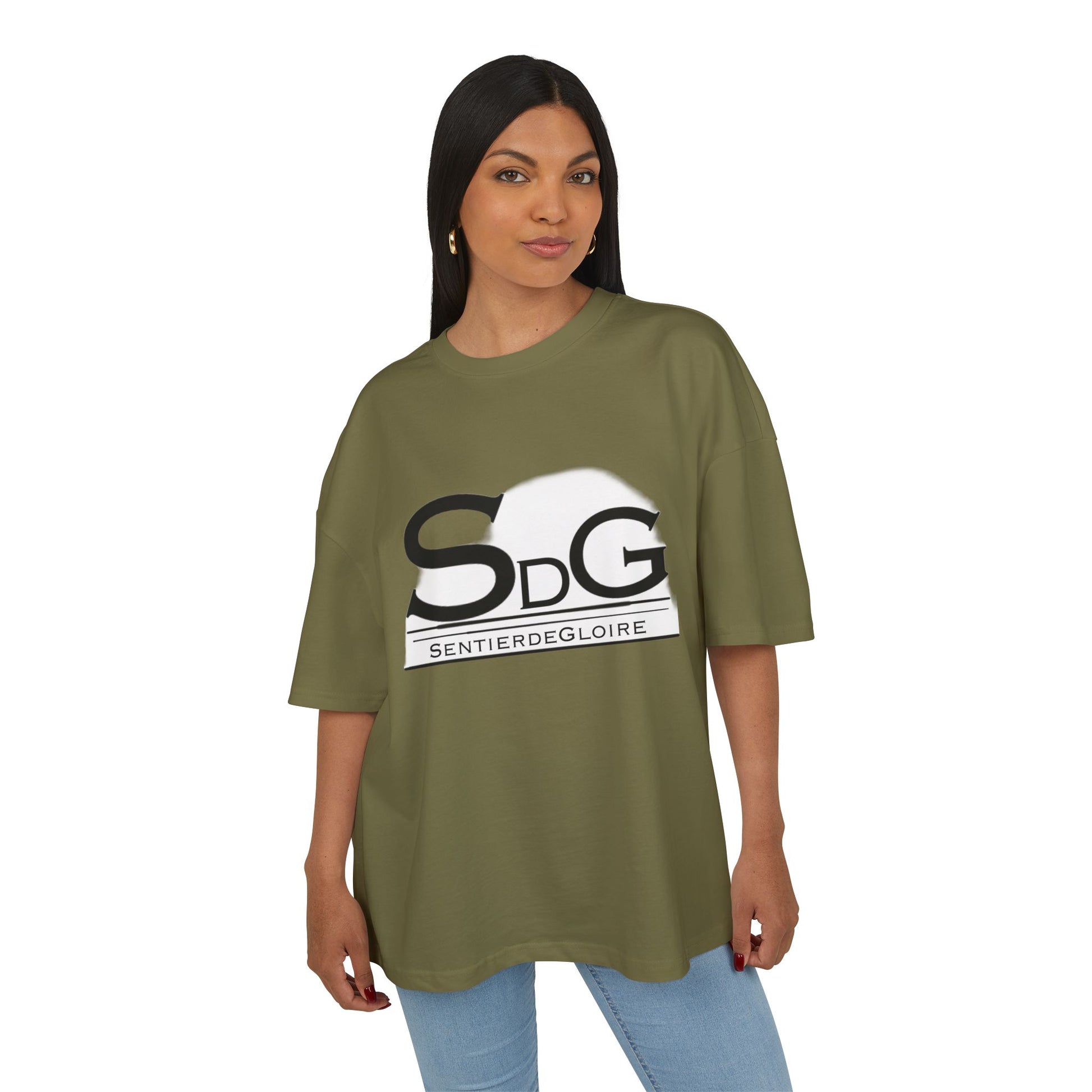 Unisex Heavy Cotton Tee - Sentier de Gloire, Casual Wear, Street Style, Gifts for Him/Her, Layering Essential