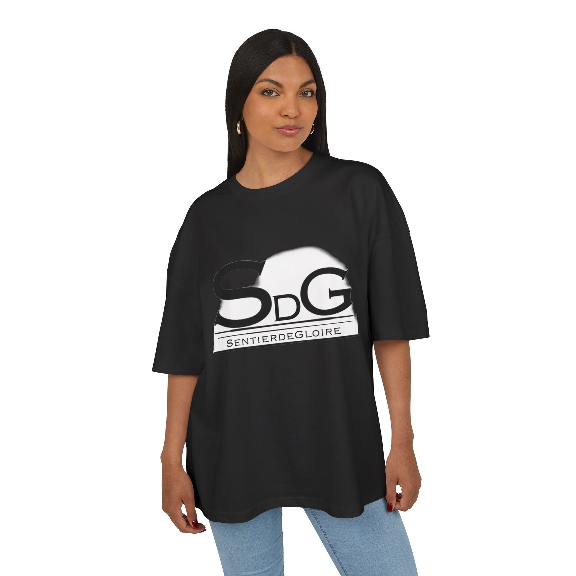 Unisex Heavy Cotton Tee - Sentier de Gloire, Casual Wear, Street Style, Gifts for Him/Her, Layering Essential