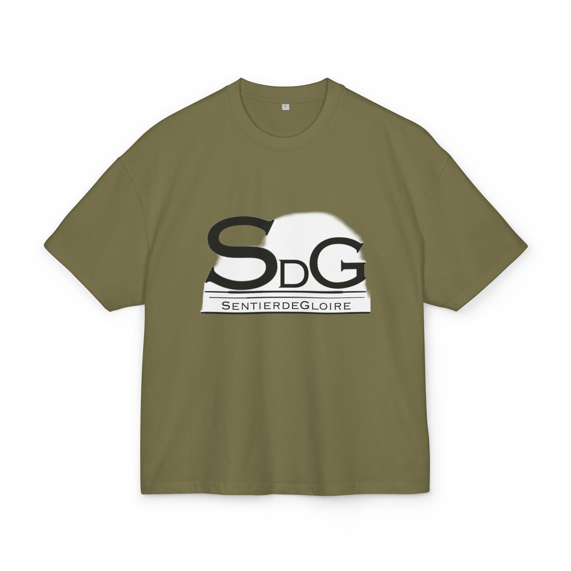 Unisex Heavy Cotton Tee - Sentier de Gloire, Casual Wear, Street Style, Gifts for Him/Her, Layering Essential