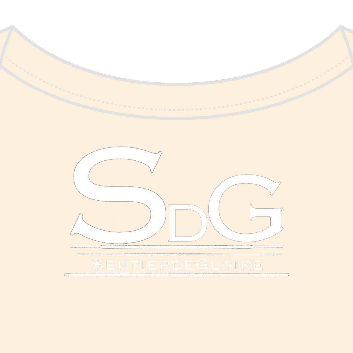 SDG Tee White Edition - Organic Oversize Shirt