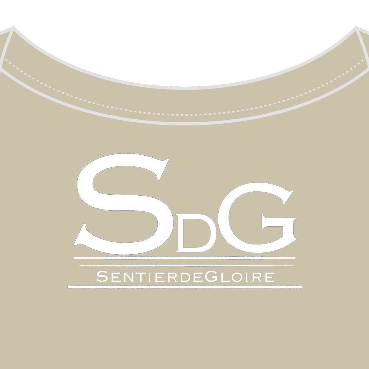 SDG Tee White Edition - Organic Oversize Shirt