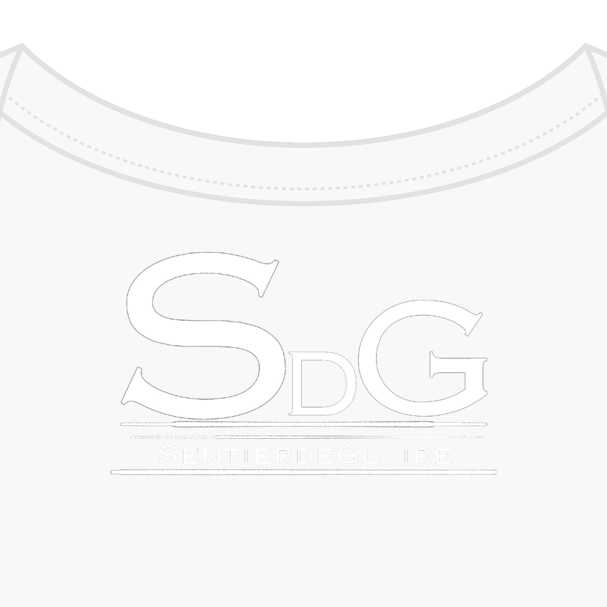 SDG Tee White Edition - Organic Oversize Shirt