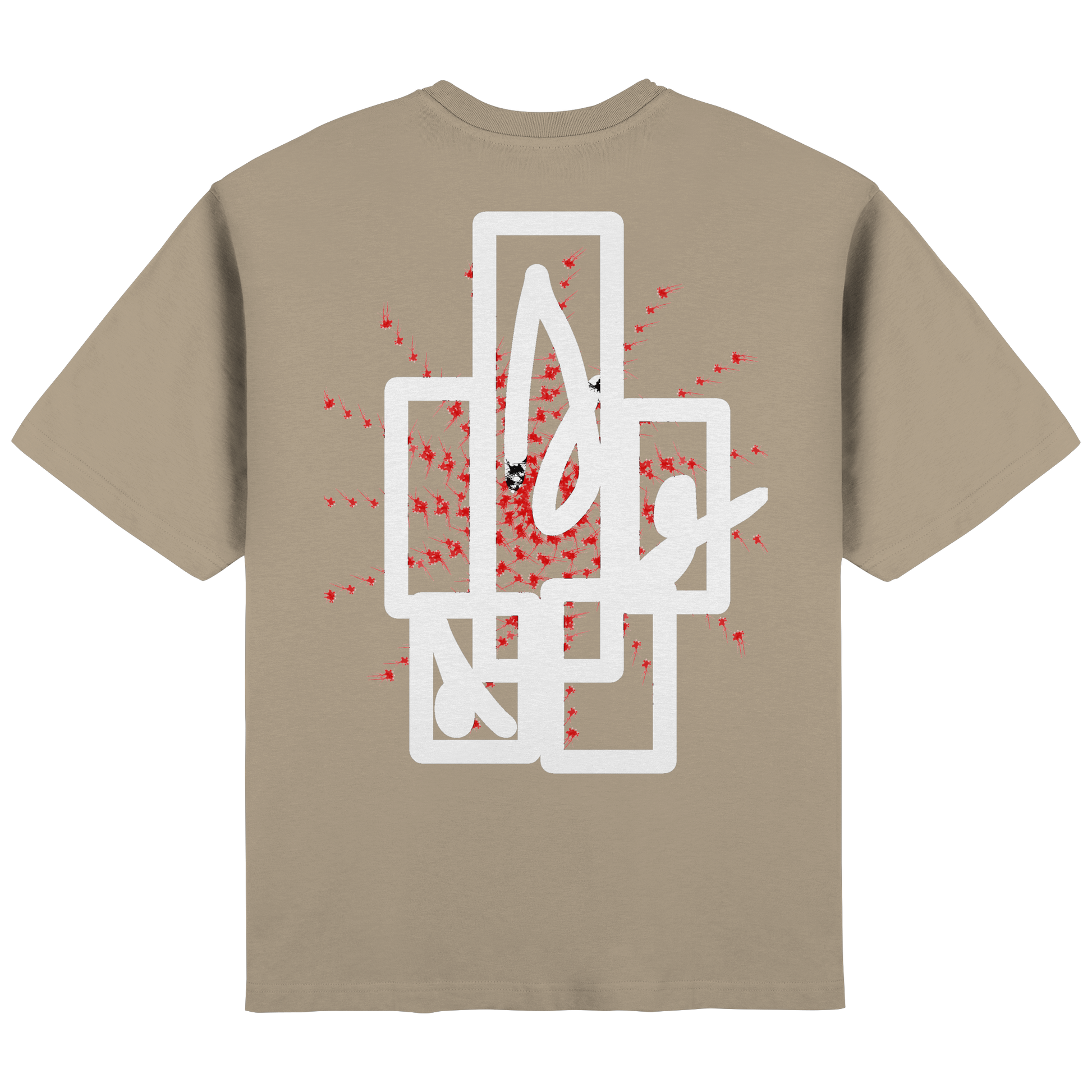 "ROSES OF GLORY" — SDG Oversized Tee | White Edition