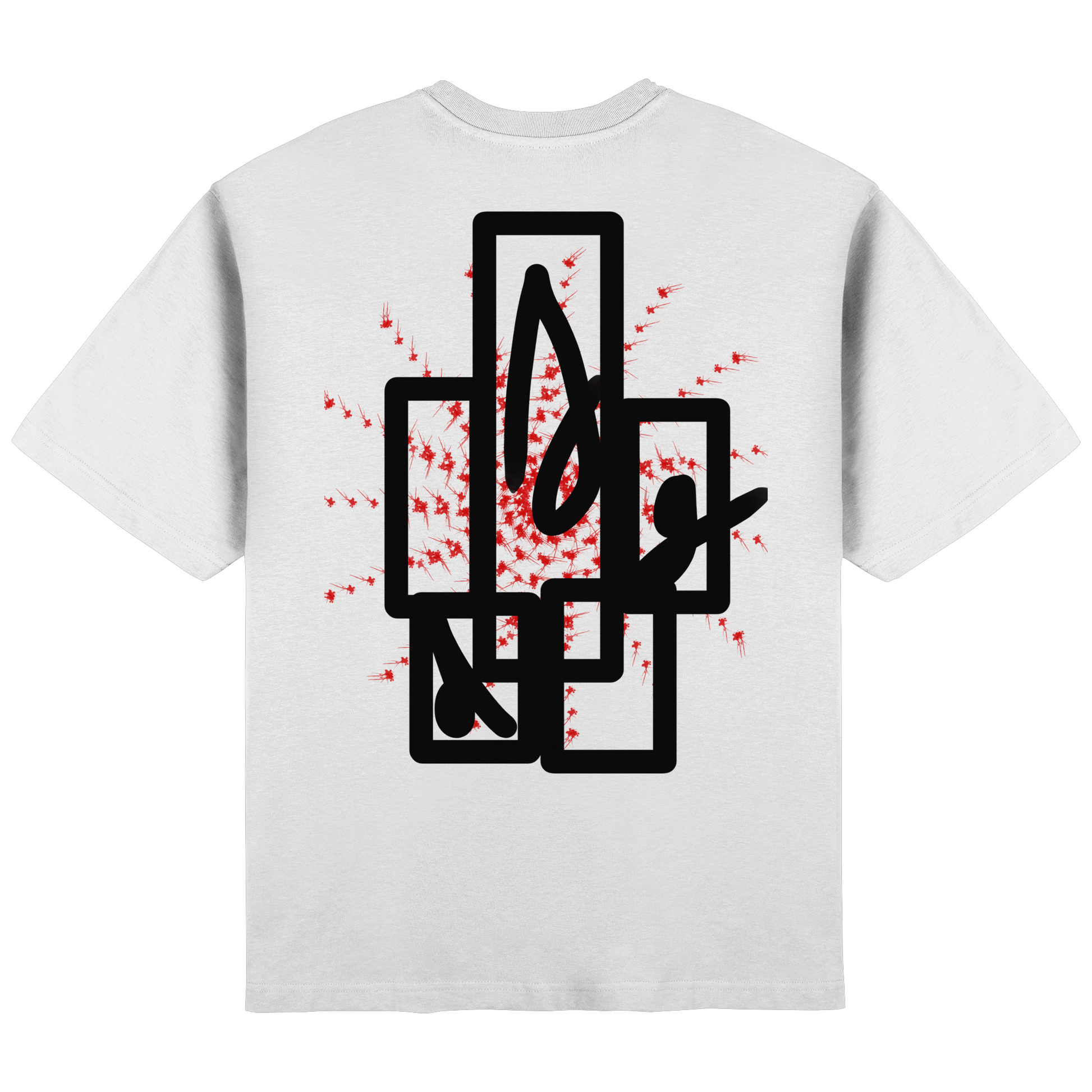 "ROSES OF GLORY" — SDG Oversized Tee | Black