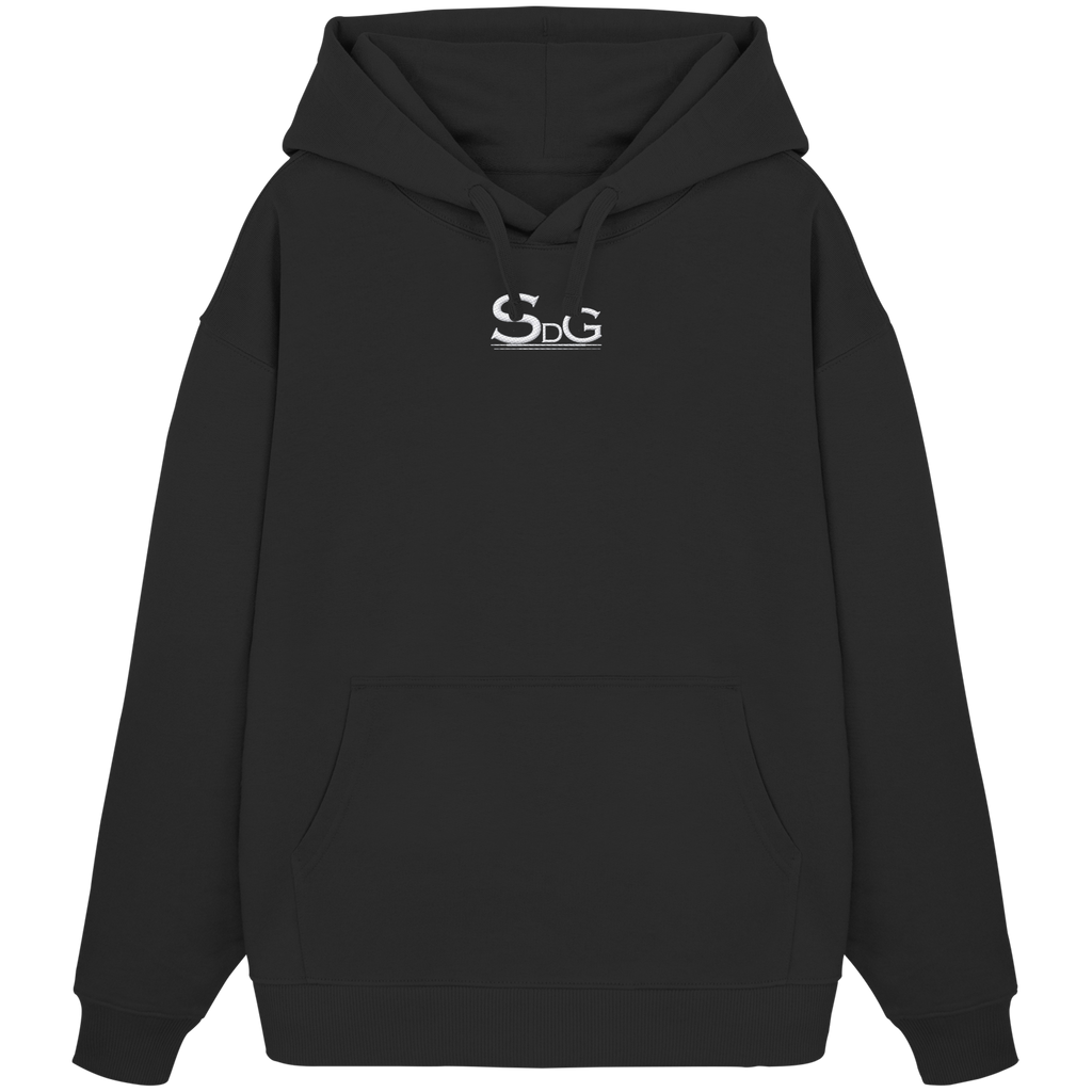 SDG Tee White Edition - Organic Oversize Hoodie