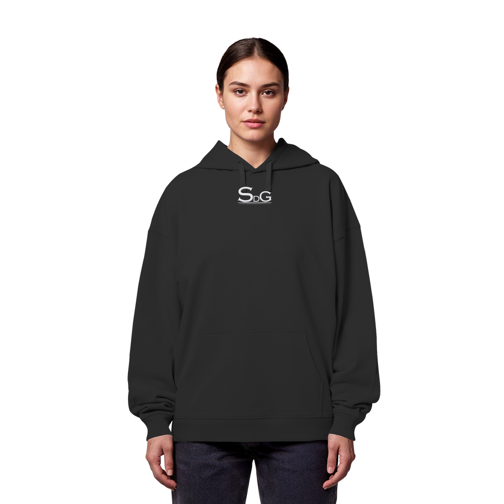 SDG Tee White Edition - Organic Oversize Hoodie