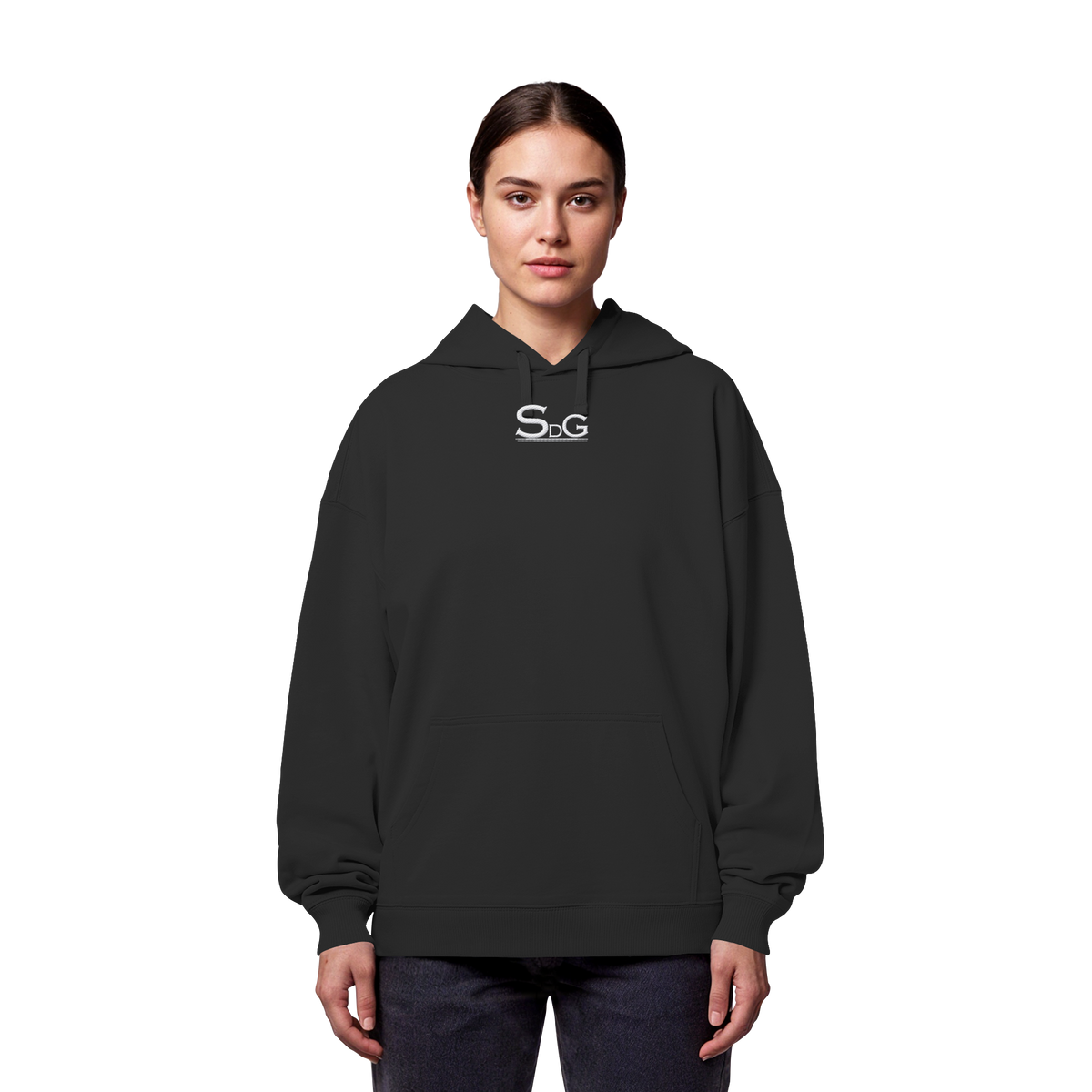 SDG Tee White Edition - Organic Oversize Hoodie