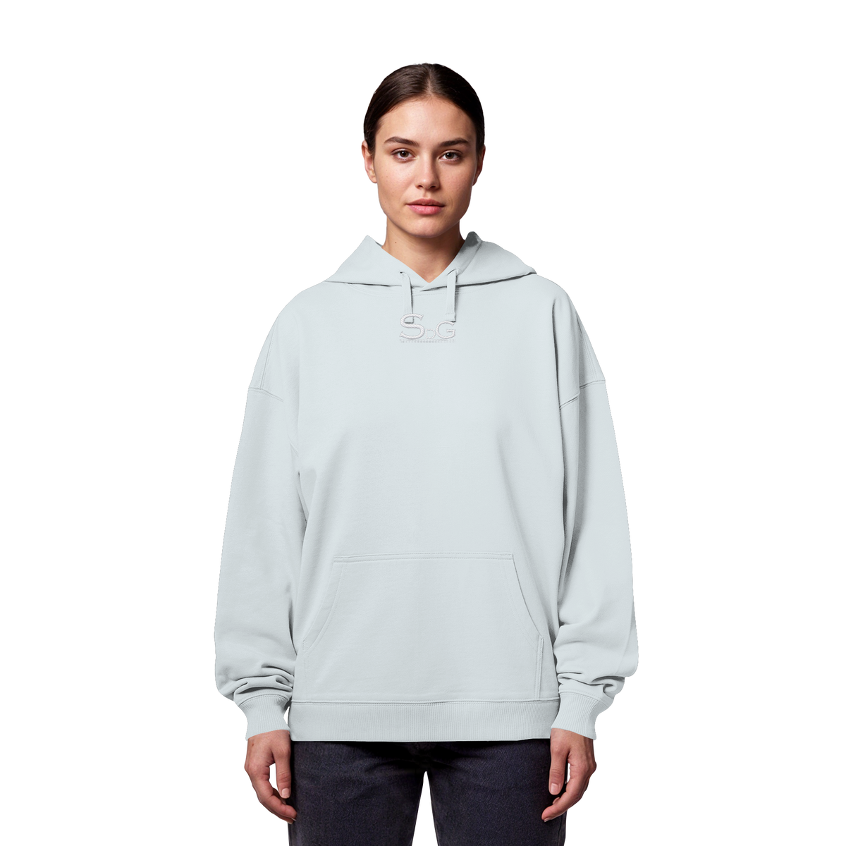 SDG Tee White Edition - Organic Oversize Hoodie