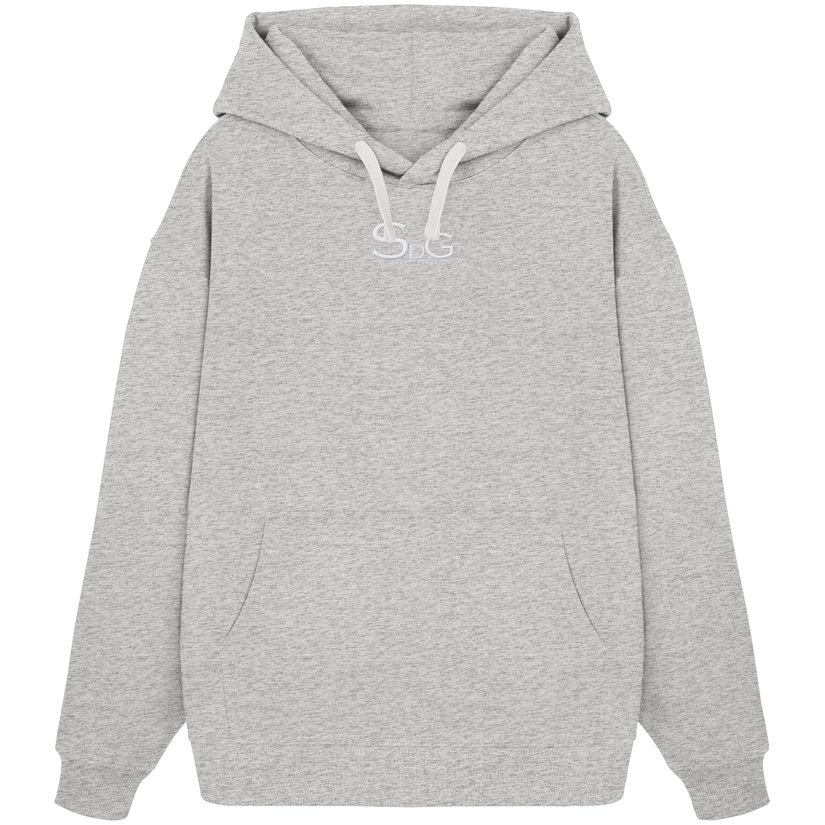 SDG Tee White Edition - Organic Oversize Hoodie