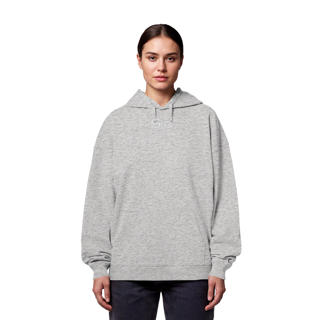 SDG Tee White Edition - Organic Oversize Hoodie