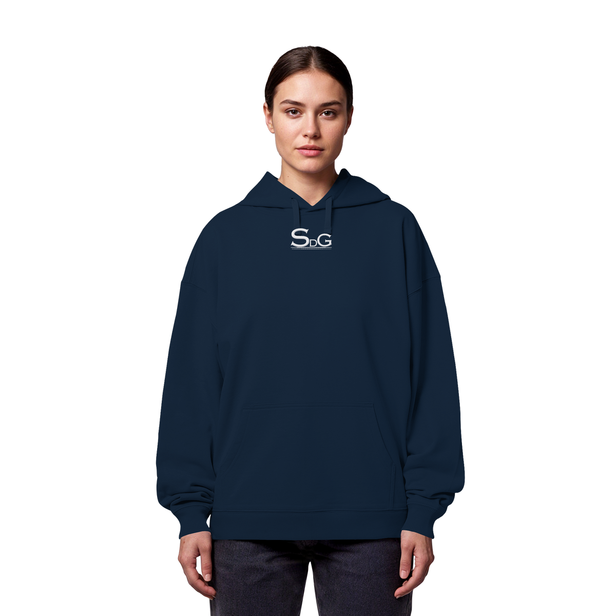 SDG Tee White Edition - Organic Oversize Hoodie