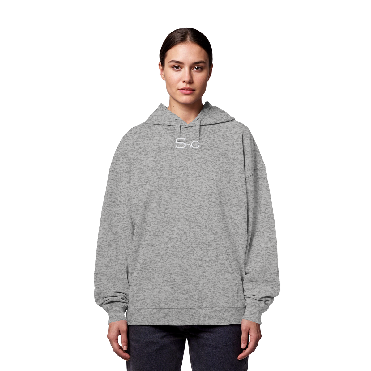 SDG Tee White Edition - Organic Oversize Hoodie