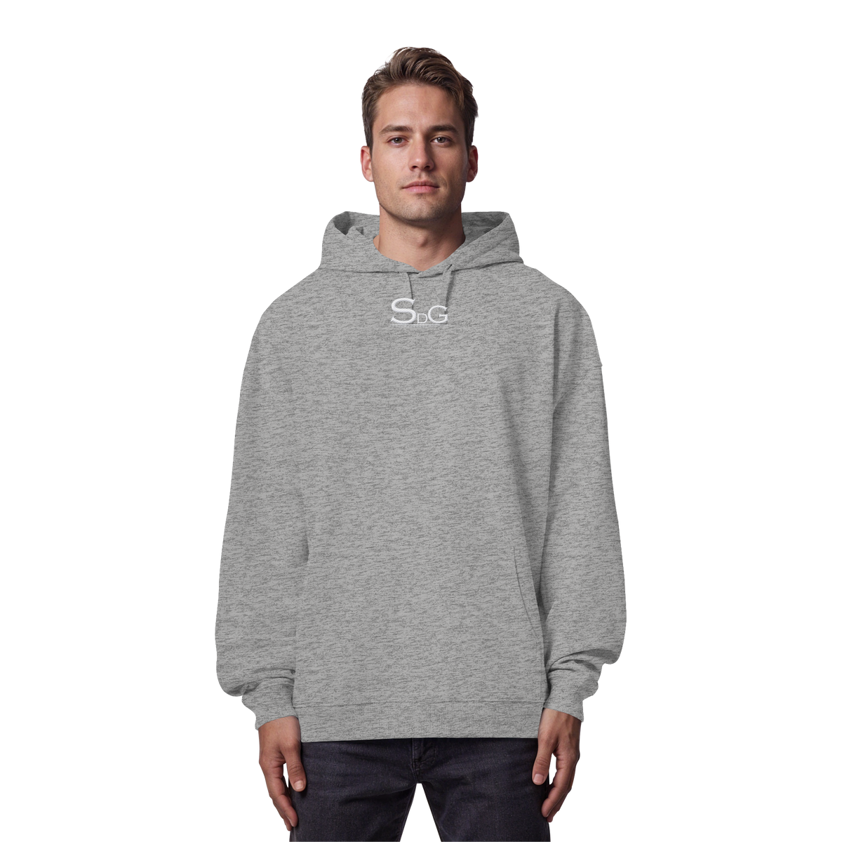 SDG Tee White Edition - Organic Oversize Hoodie