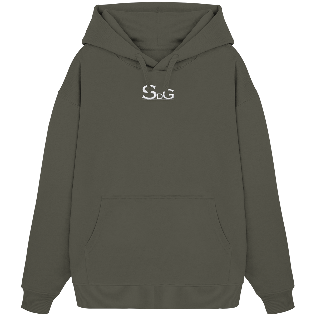 SDG Tee White Edition - Organic Oversize Hoodie
