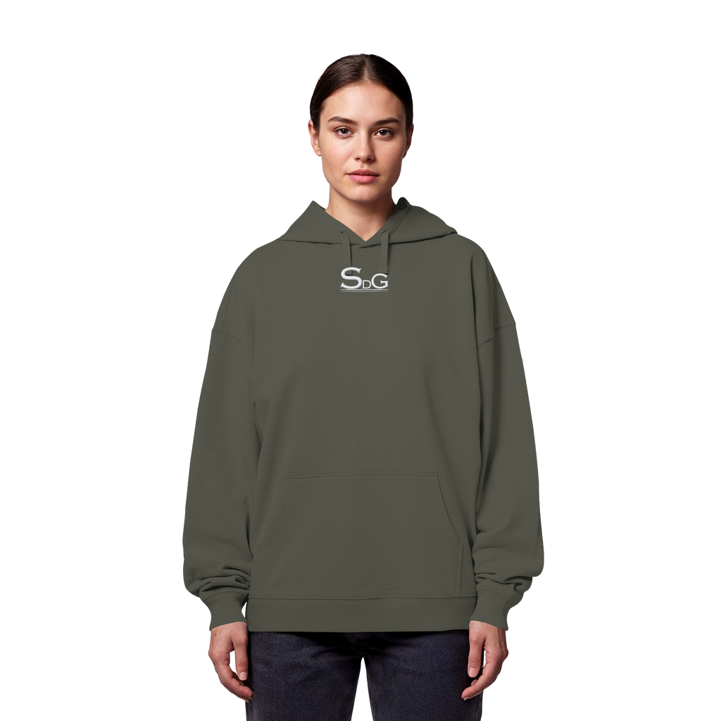 SDG Tee White Edition - Organic Oversize Hoodie