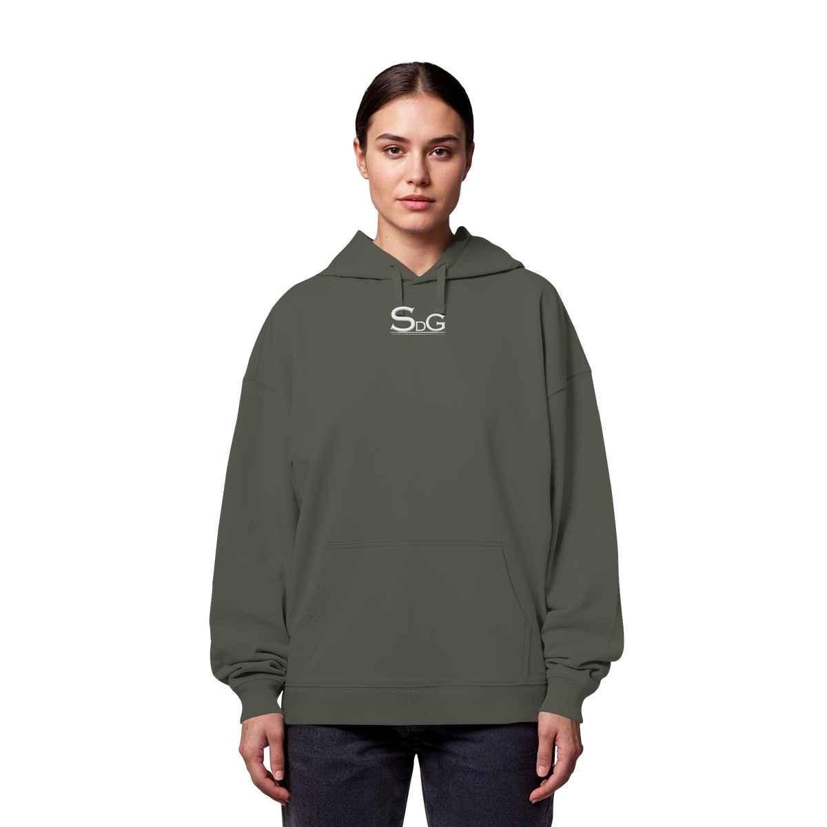 SDG Tee White Edition - Organic Oversize Hoodie