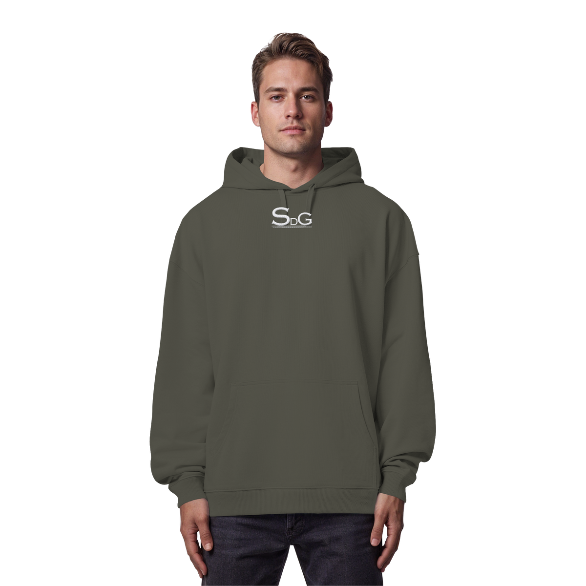 SDG Tee White Edition - Organic Oversize Hoodie