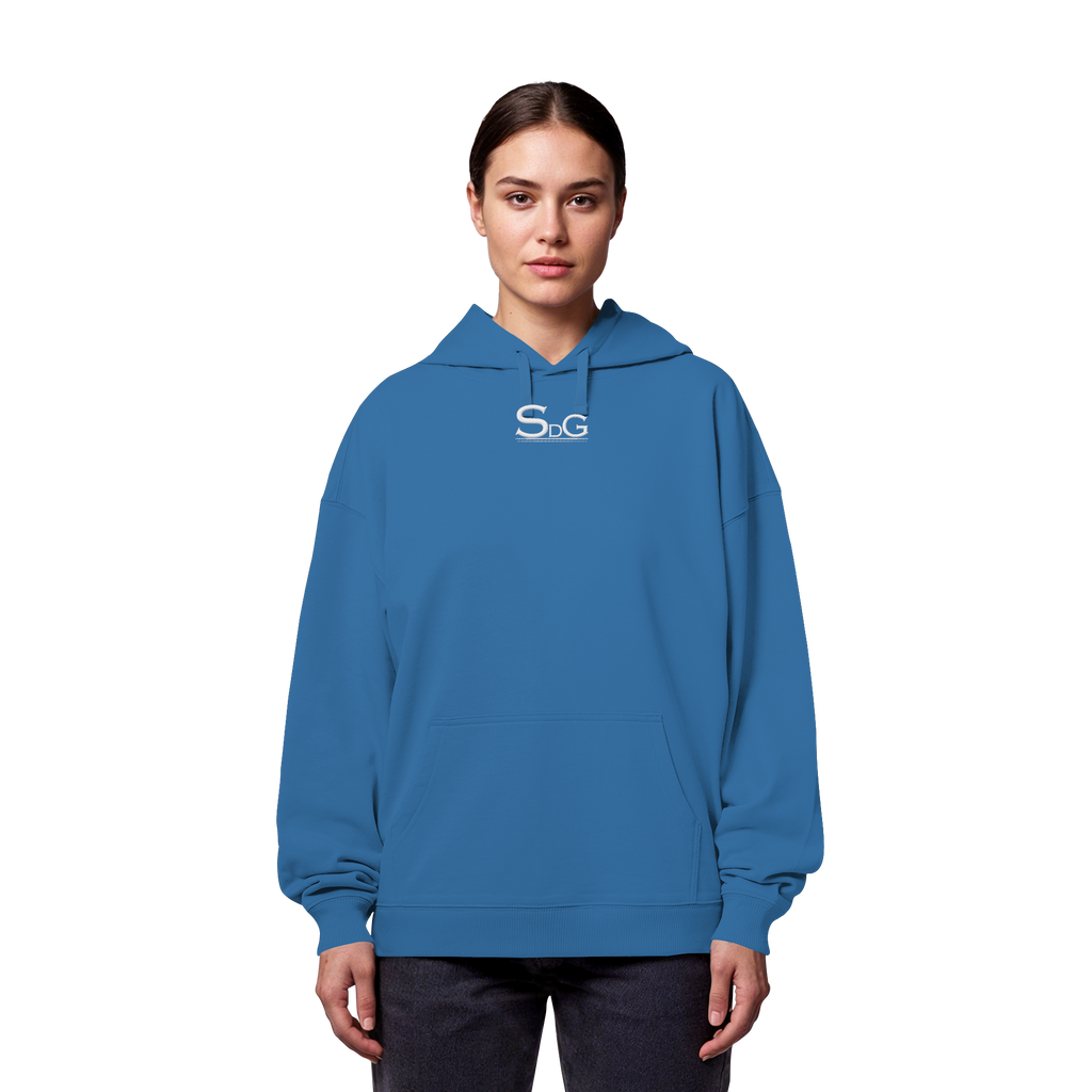 SDG Tee White Edition - Organic Oversize Hoodie