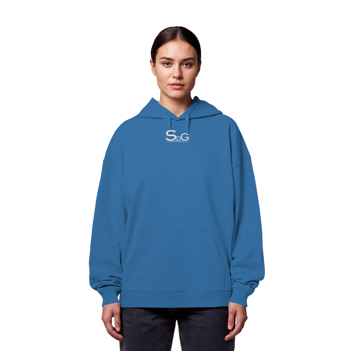 SDG Tee White Edition - Organic Oversize Hoodie