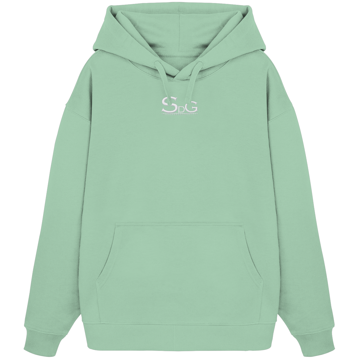 SDG Tee White Edition - Organic Oversize Hoodie
