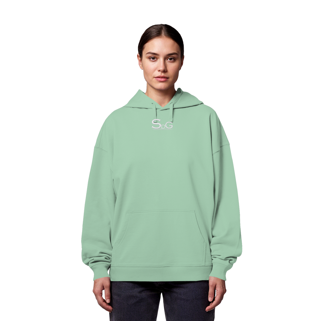 SDG Tee White Edition - Organic Oversize Hoodie