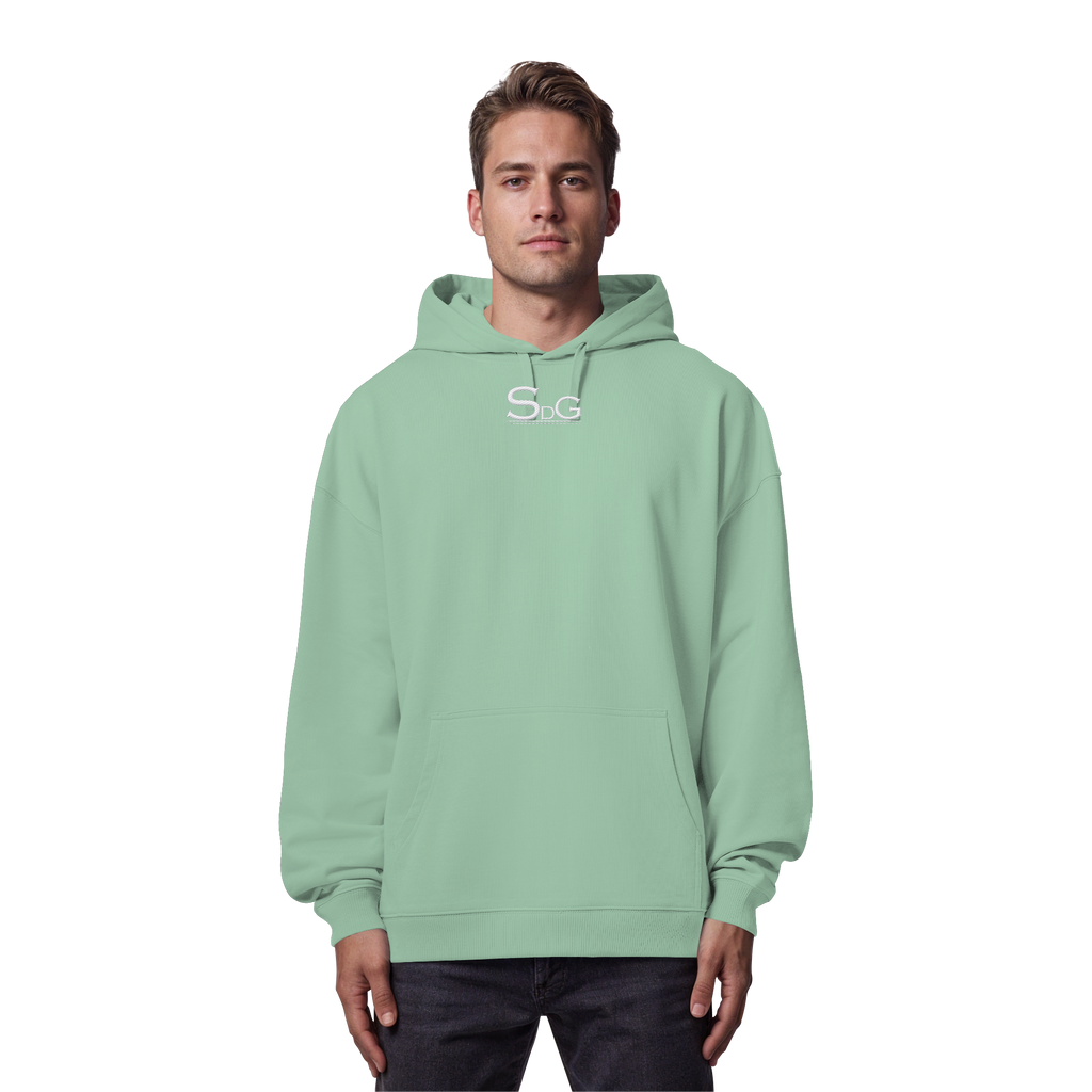 SDG Tee White Edition - Organic Oversize Hoodie