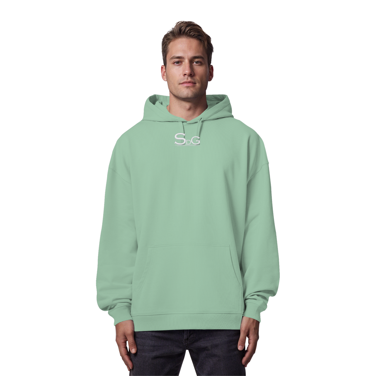 SDG Tee White Edition - Organic Oversize Hoodie