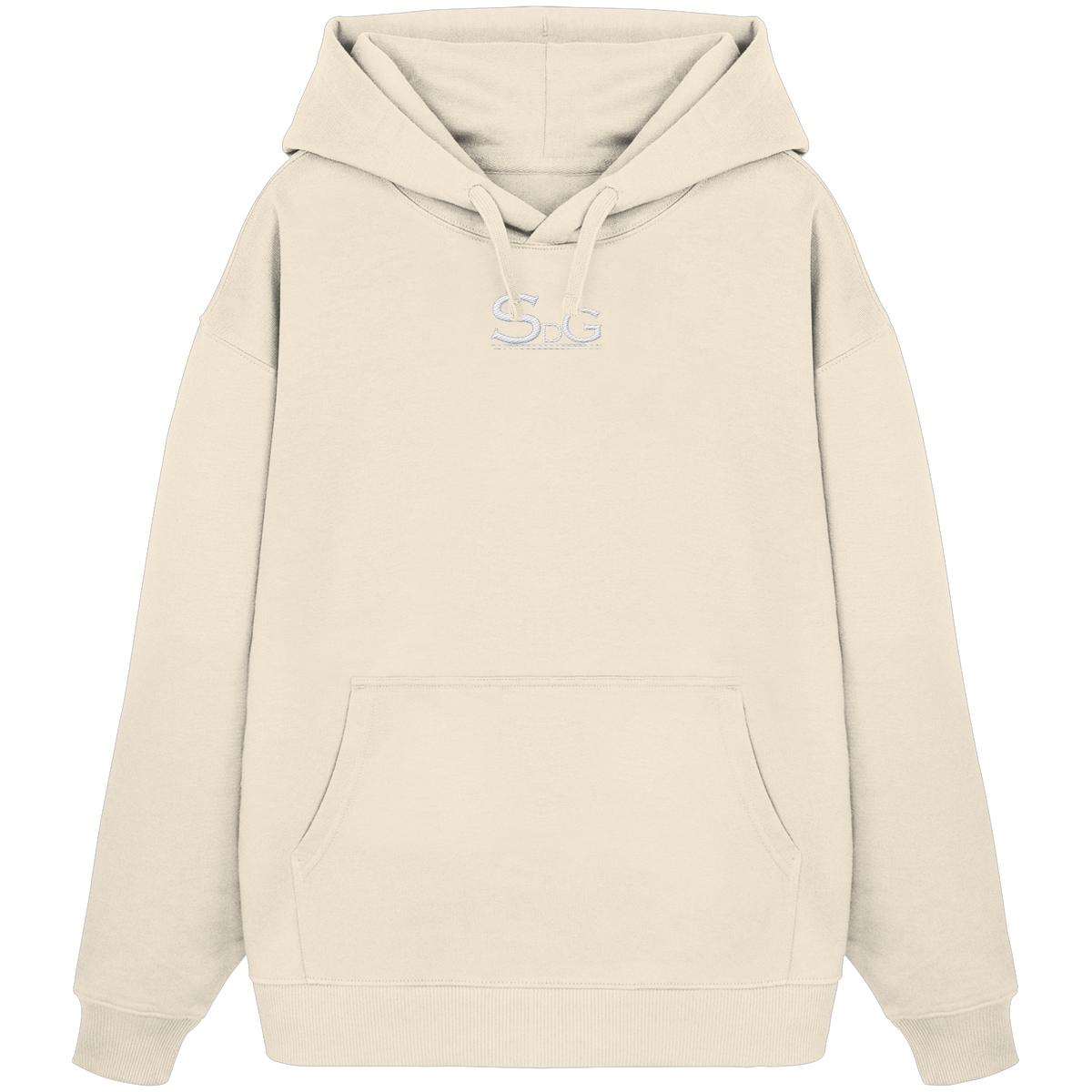 SDG Tee White Edition - Organic Oversize Hoodie