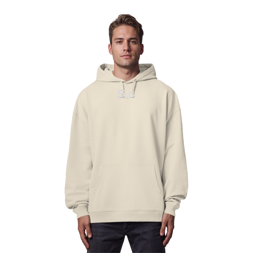 SDG Tee White Edition - Organic Oversize Hoodie