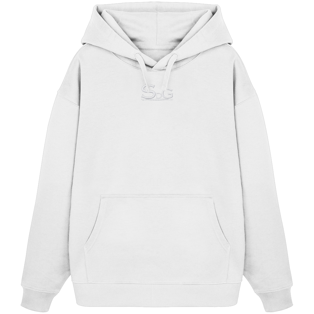 SDG Tee White Edition - Organic Oversize Hoodie