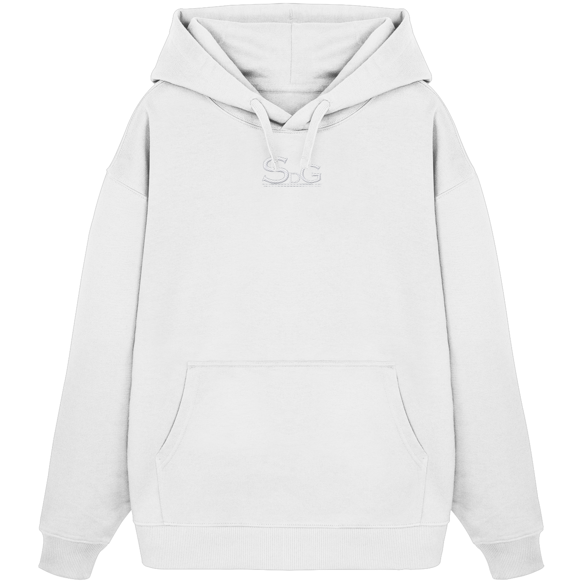 SDG Tee White Edition - Organic Oversize Hoodie