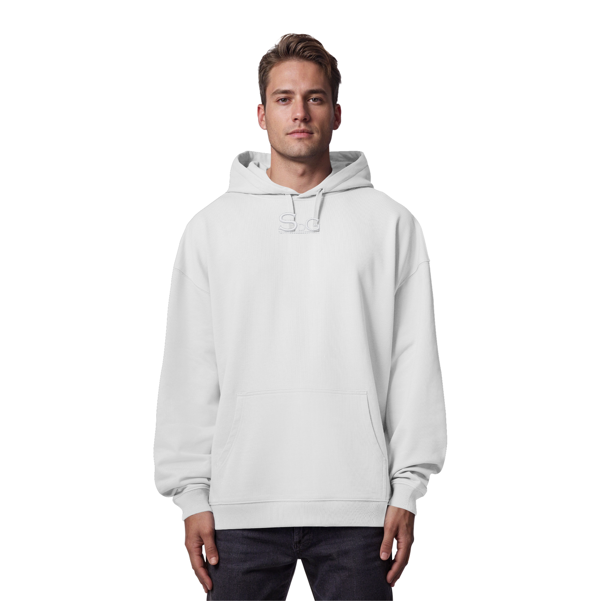 SDG Tee White Edition - Organic Oversize Hoodie
