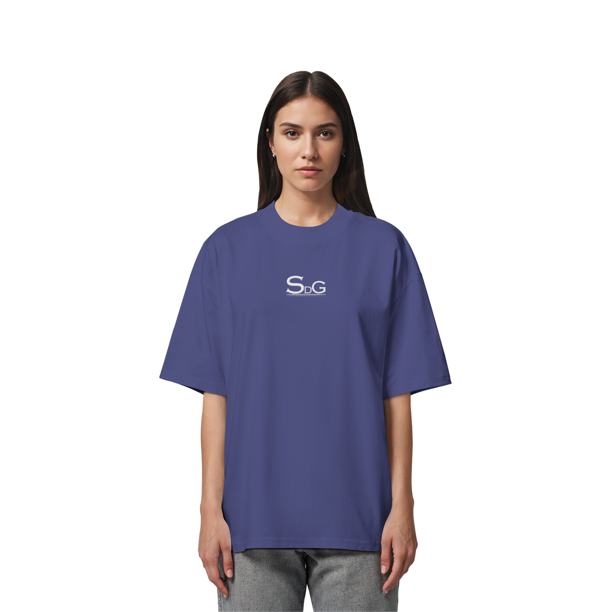 SDG Tee White Edition - Organic Oversize Shirt