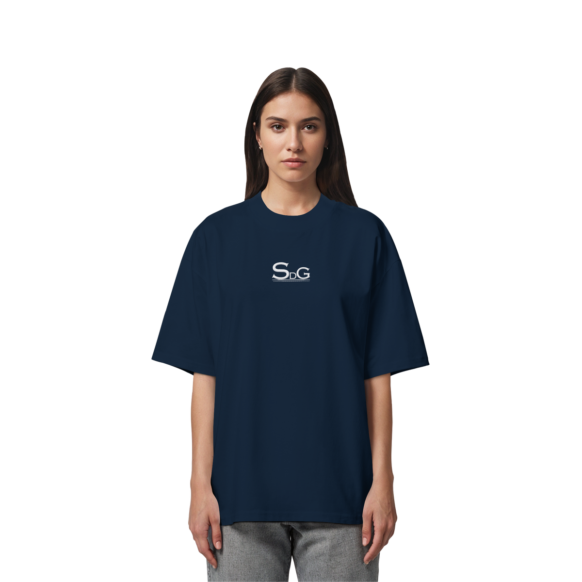 SDG Tee White Edition - Organic Oversize Shirt