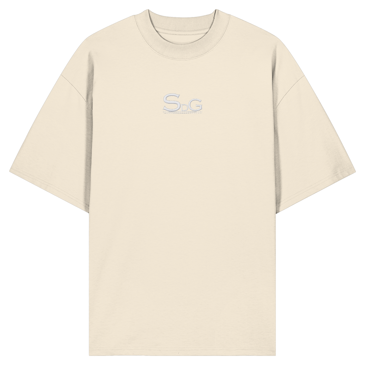 SDG Tee White Edition - Organic Oversize Shirt