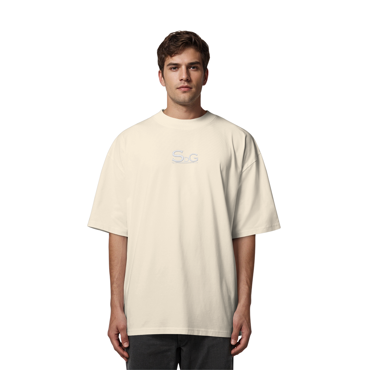 SDG Tee White Edition - Organic Oversize Shirt