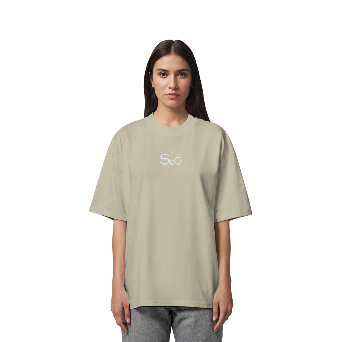 SDG Tee White Edition - Organic Oversize Shirt