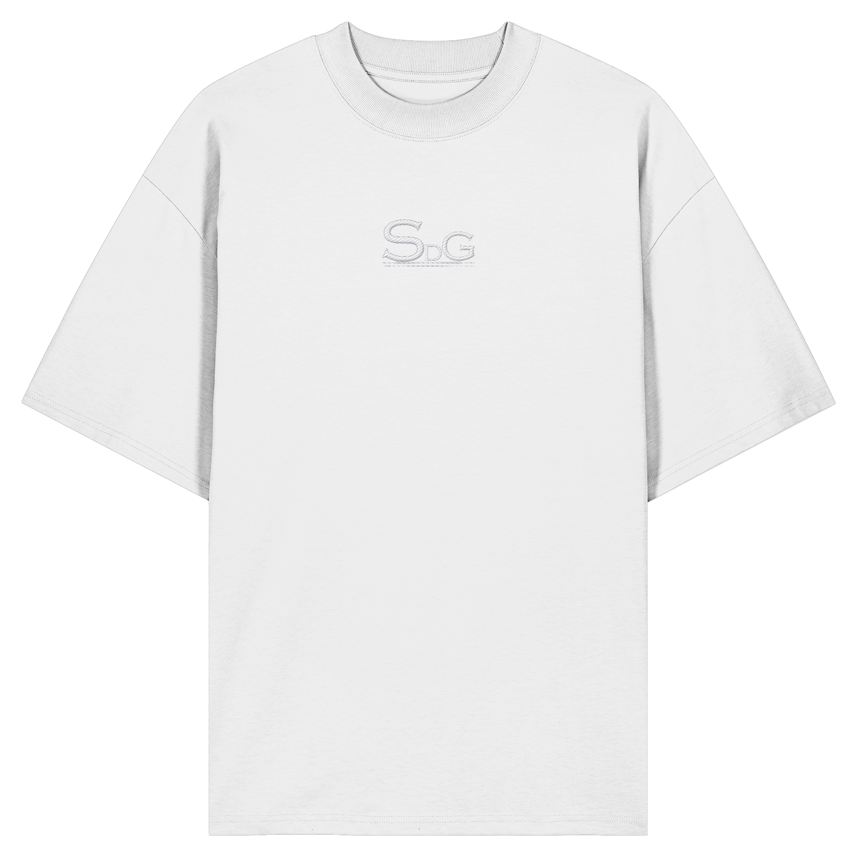 SDG Tee White Edition - Organic Oversize Shirt