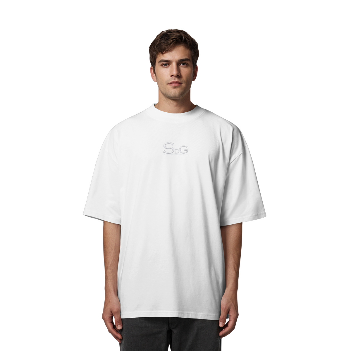 SDG Tee White Edition - Organic Oversize Shirt