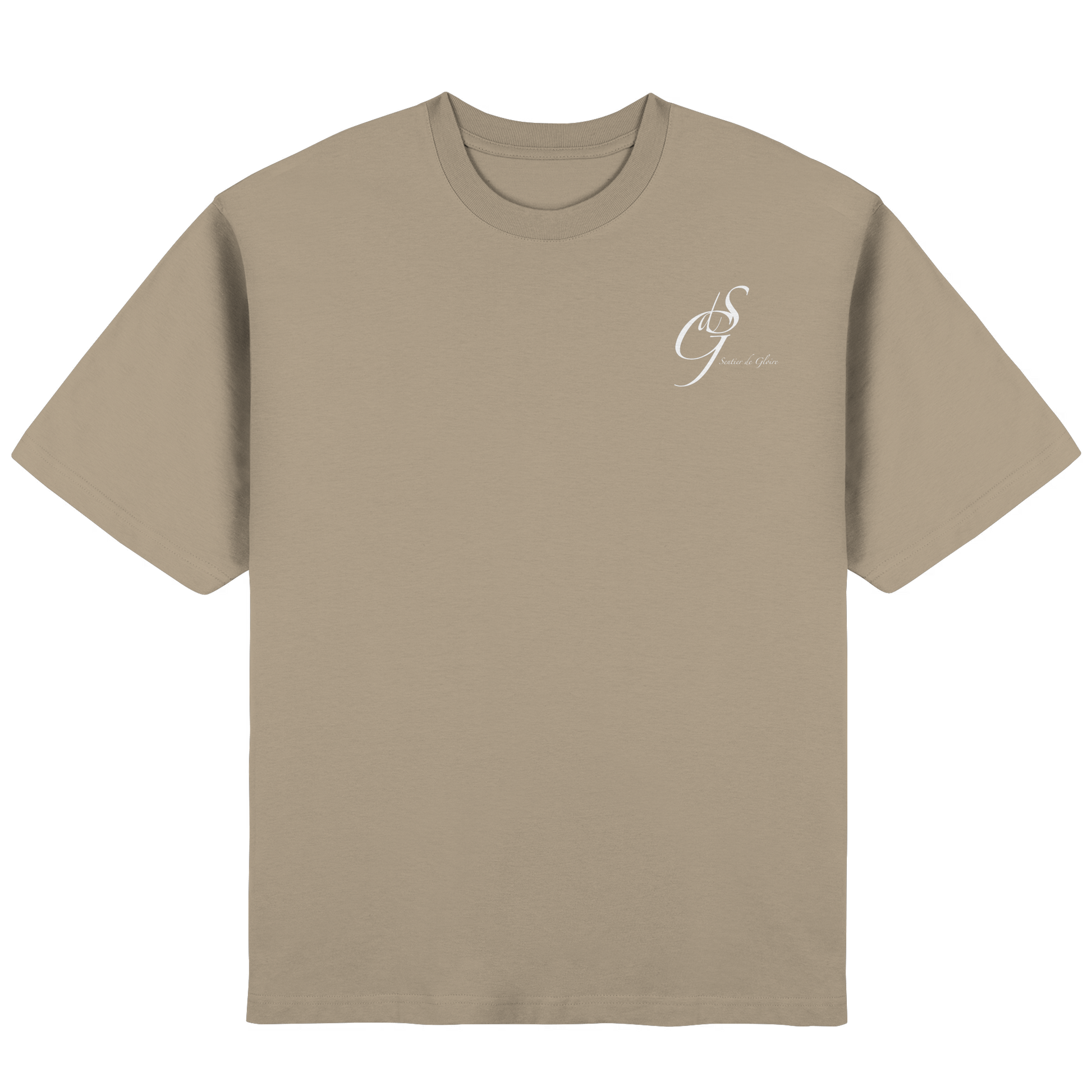 "SILENT WARRIOR" — SDG Oversized Tee | White Edition