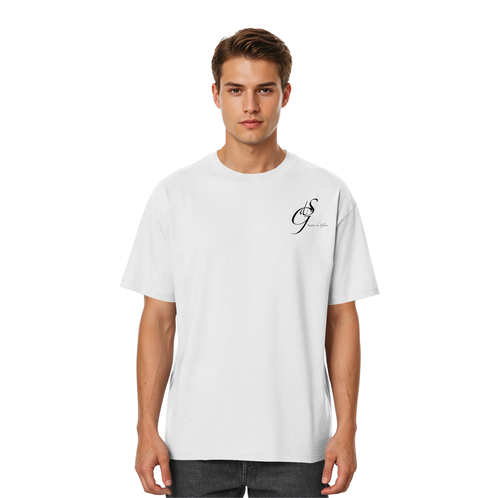 "SMOKE FLOW" — SDG Oversized Tee | Black