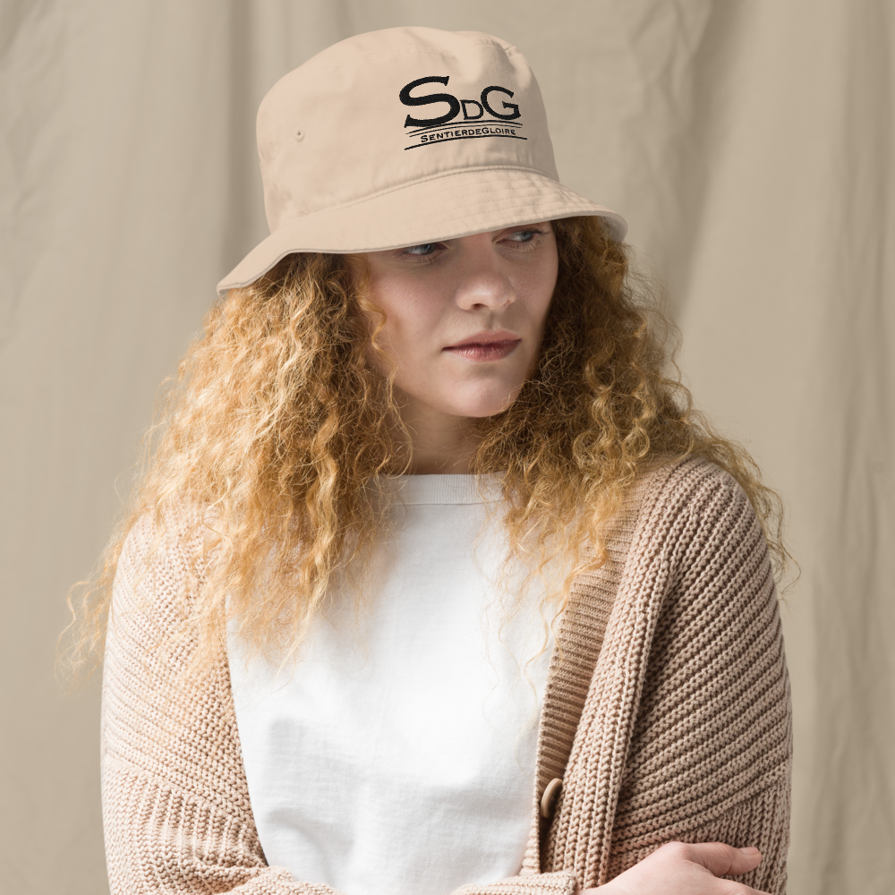 Fischerhut aus Bio-Baumwoll-Twill SDG BLack Edition
