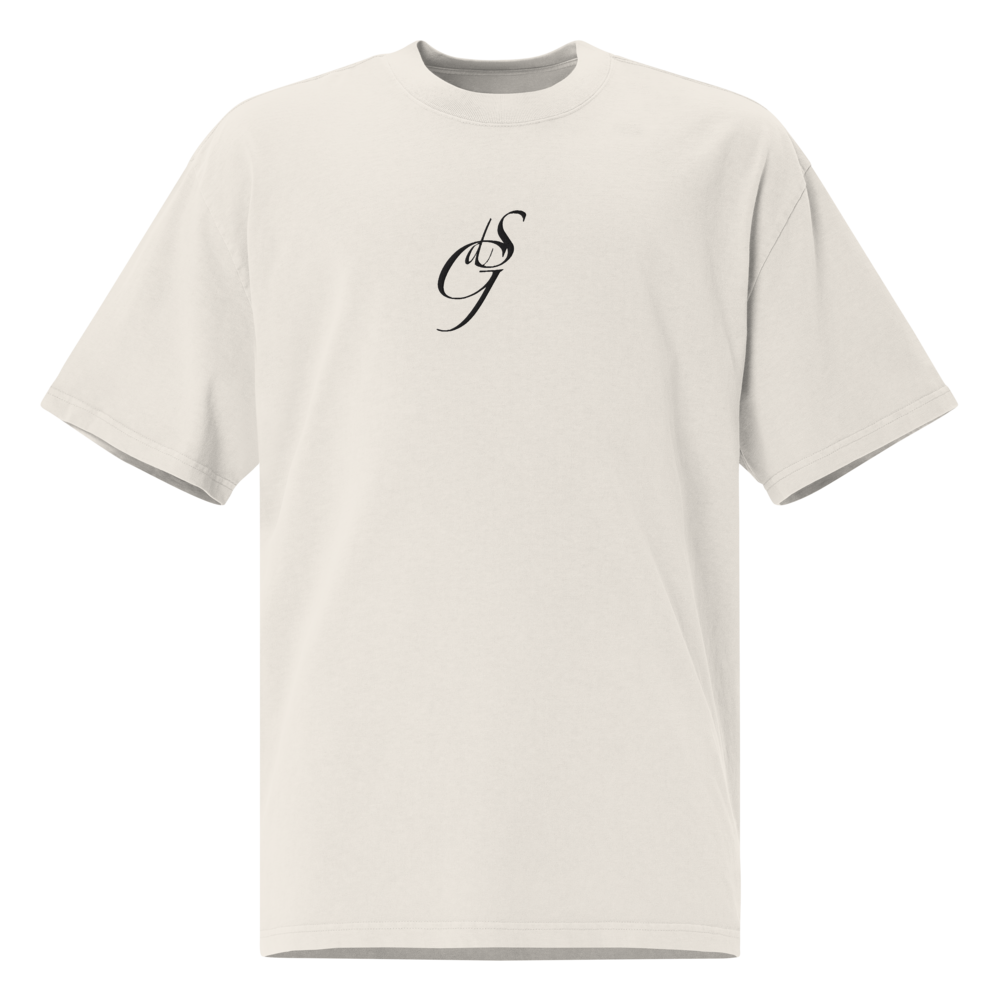 Oversized T-Shirt mit verwaschenem Look Zaptino Black Edition