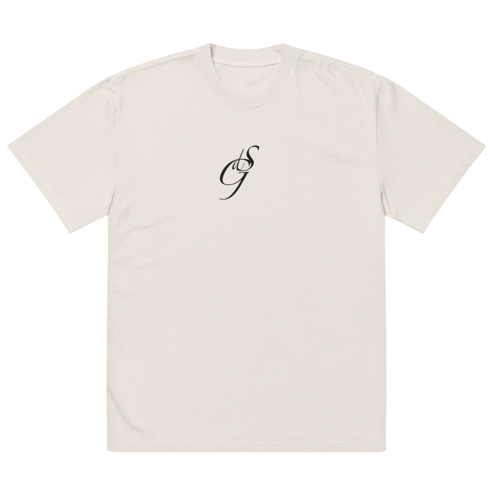 Oversized T-Shirt mit verwaschenem Look Zaptino Black Edition