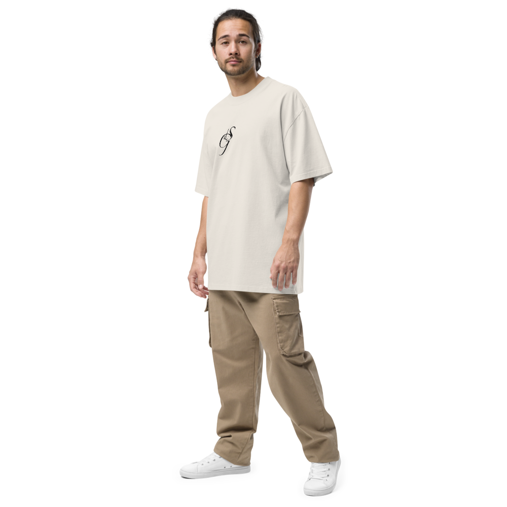 Oversized T-Shirt mit verwaschenem Look Zaptino Black Edition